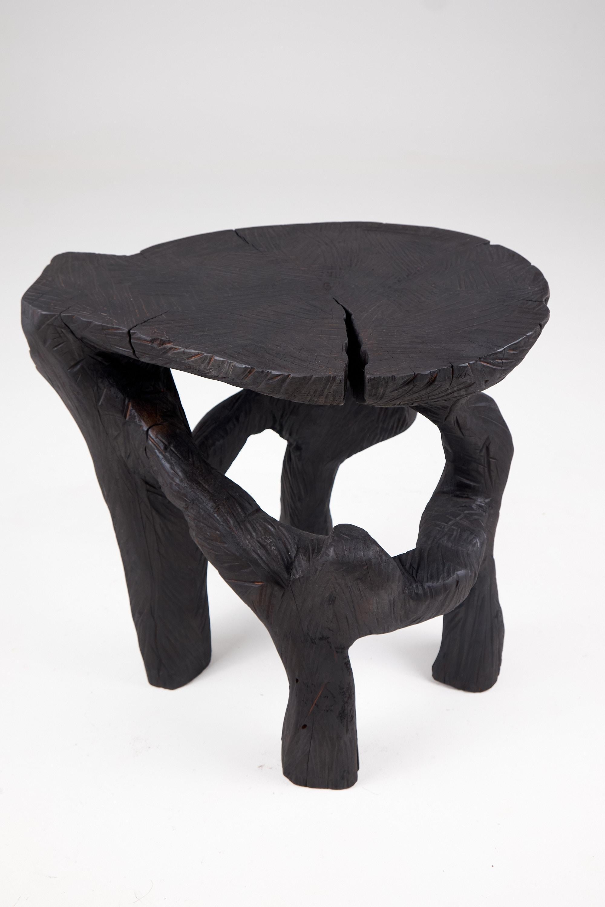 Satyrs,_Solid_Wood_Sculptural_Side,_Table_Original_Contemporary_Design
