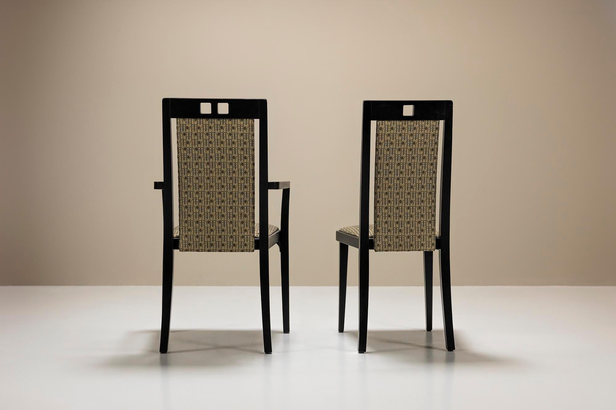 Set_of_Six_Thonet_Dining_Chairs_in_Wood_and_Fabric,_Austria_1980s