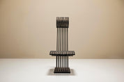 Architectural_Chair_in_Anthracite_Stained_Wood,_Netherlands_1980s