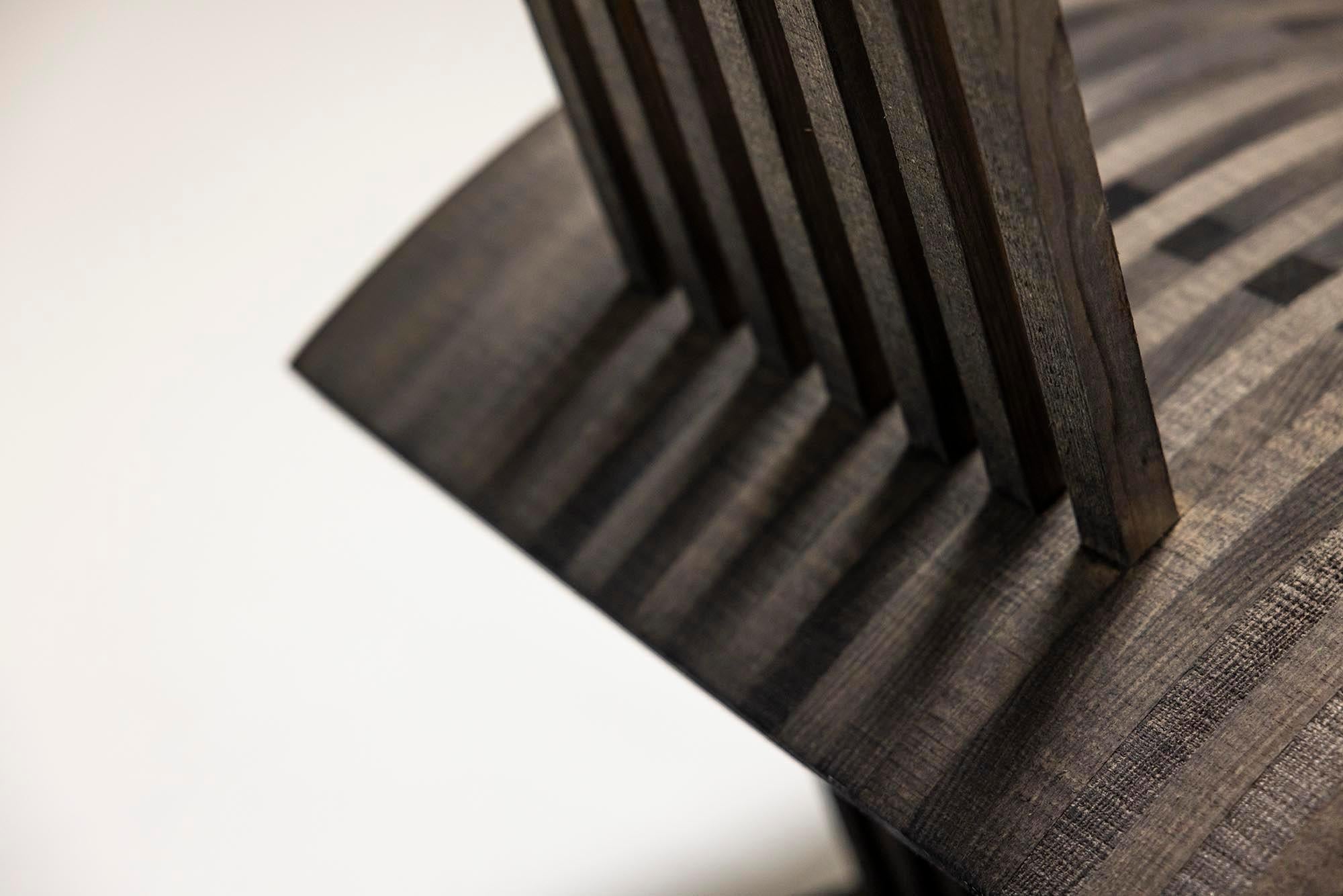 Architectural_Chair_in_Anthracite_Stained_Wood,_Netherlands_1980s