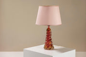 Spiral_Shaped_Table_Lamp_in_Pink-Colored_Murano_Glass,_Italy_1950s