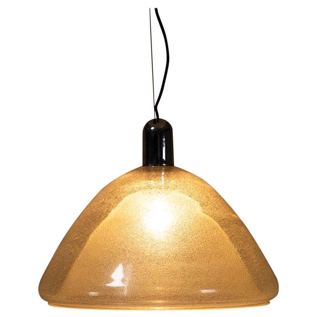 Mazzega_Pendant_Lamp_in_Bullicante_Murano_Glass_by_Carlo_Nason,_Italy_1970s