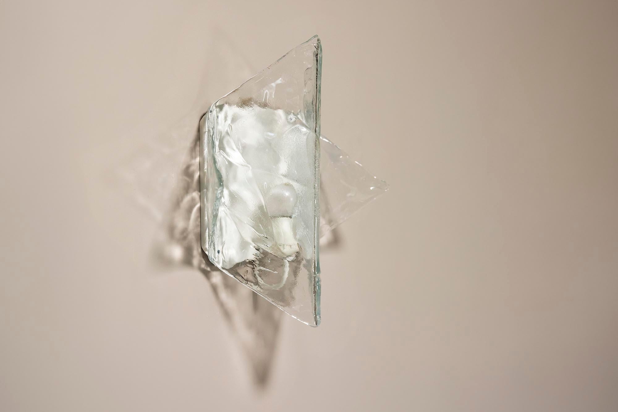 Ghiaccio_Murano_Glass_Wall_Lamp_by_Mazzega_1970s_Italy