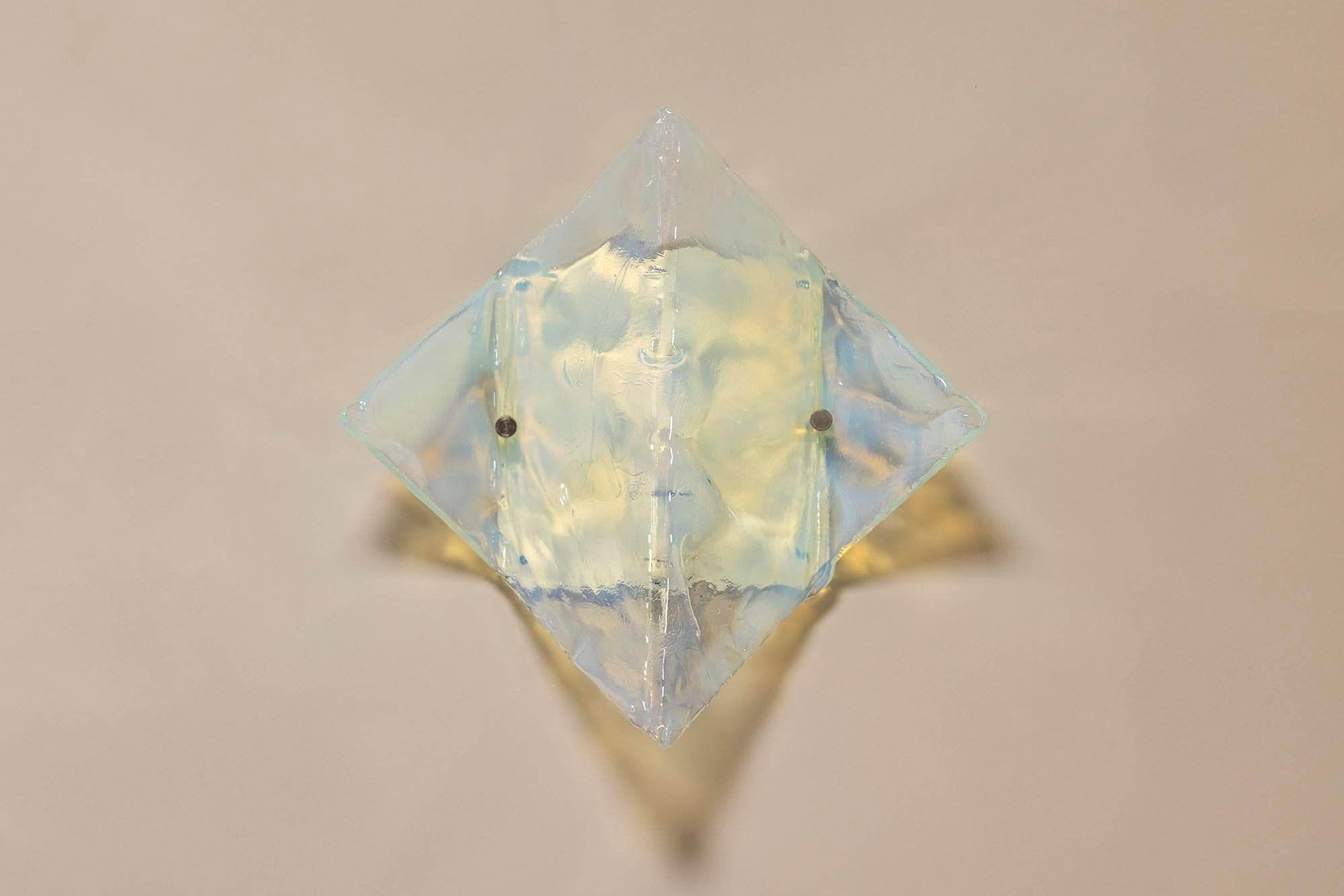 Mazzega_Wall_Lamp_In_Light_Blue_Murano_Glass,_Italy_1970's