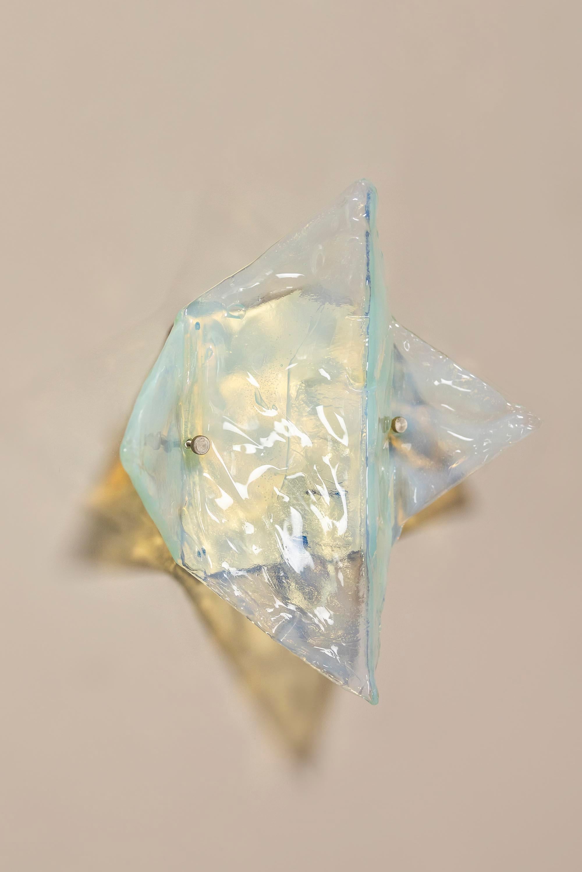 Mazzega_Wall_Lamp_In_Light_Blue_Murano_Glass,_Italy_1970's