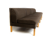 Bernt_Petersen_Modular_Sofa_in_Oak_and_Saga_180_Fabric,_Denmark,_1980