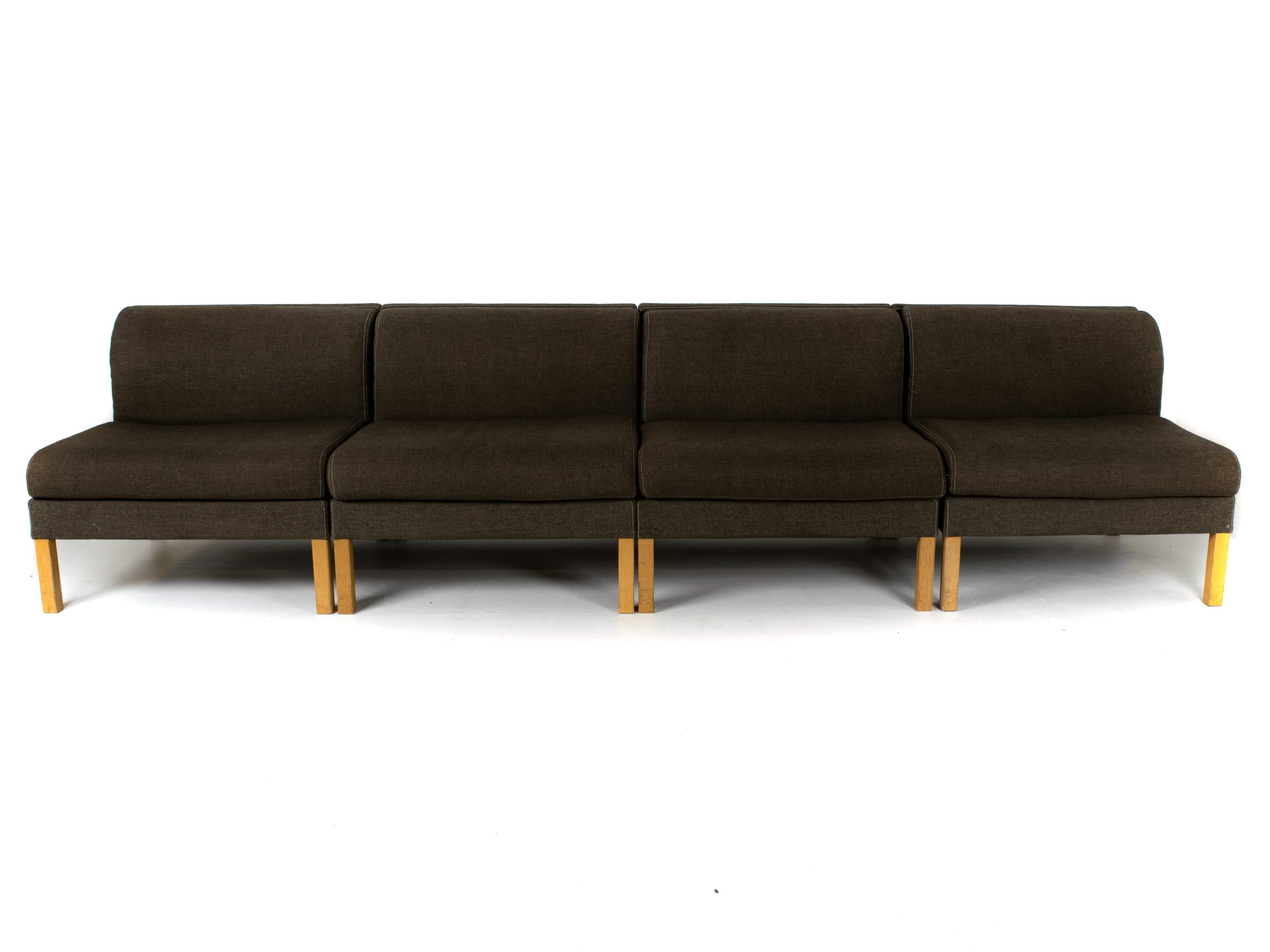 Bernt_Petersen_Modular_Sofa_in_Oak_and_Saga_180_Fabric,_Denmark,_1980