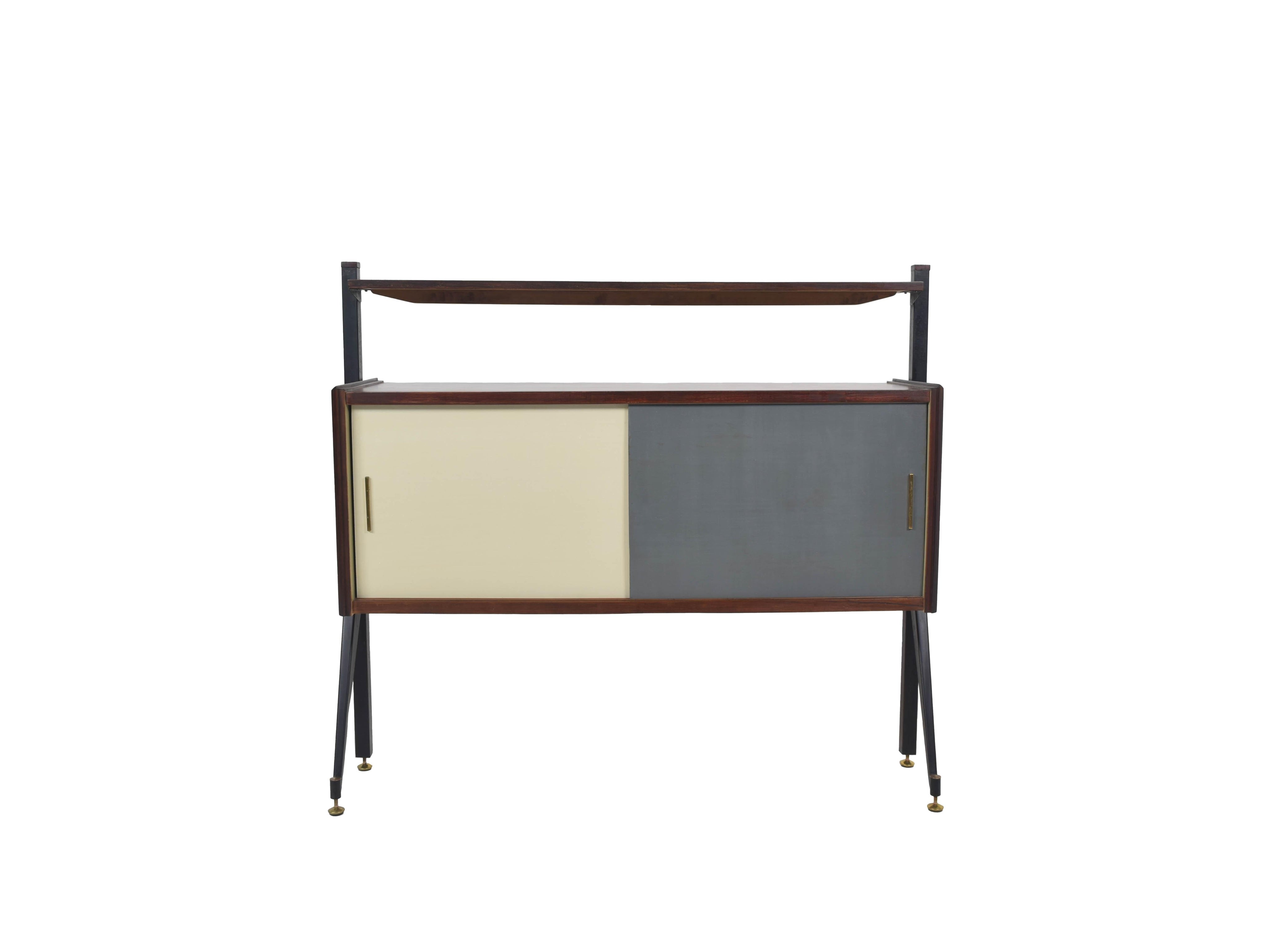 Italian_Modern_Cabinet_with_Colored_Sliding_Doors,_Italy,_1970s