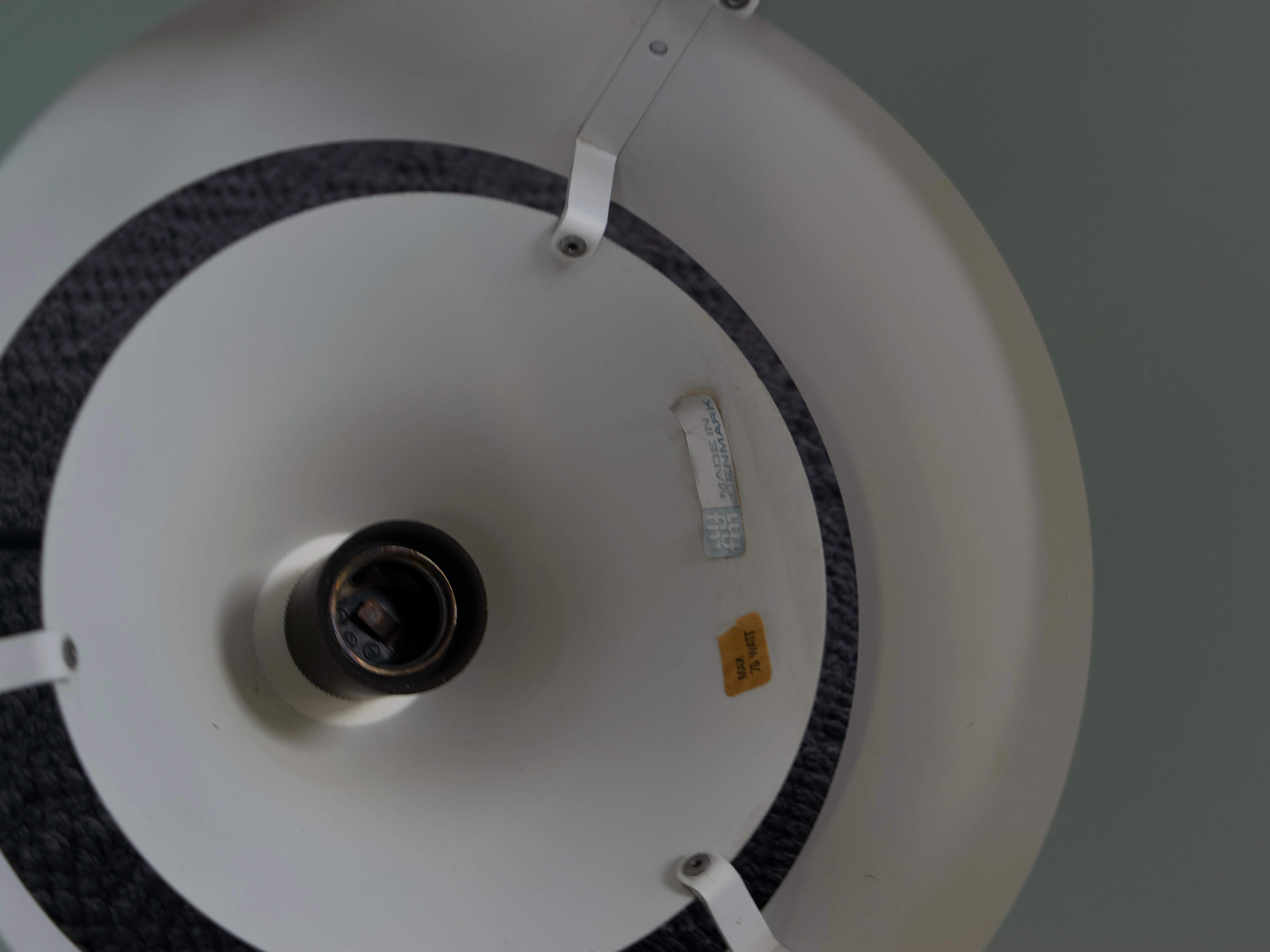 White_Lacquered_Pendant_Lamp_'Zone'_by_Jo_Hammerborg_for_Fog_&_Mørup,_Denmark