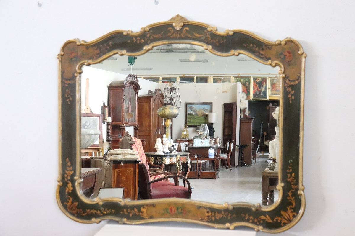Vintage_Wall_Mirror_with_Lacquered_Wood_Frame