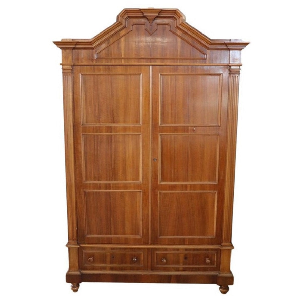 Veneer_Walnut_Wardrobe,_Late_19th_Century