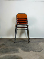 1970s_Stol_Kamnik_Stackable_Chrome_&_Plywood_Chairs_-_Vintage_Industrial/Mid-Century