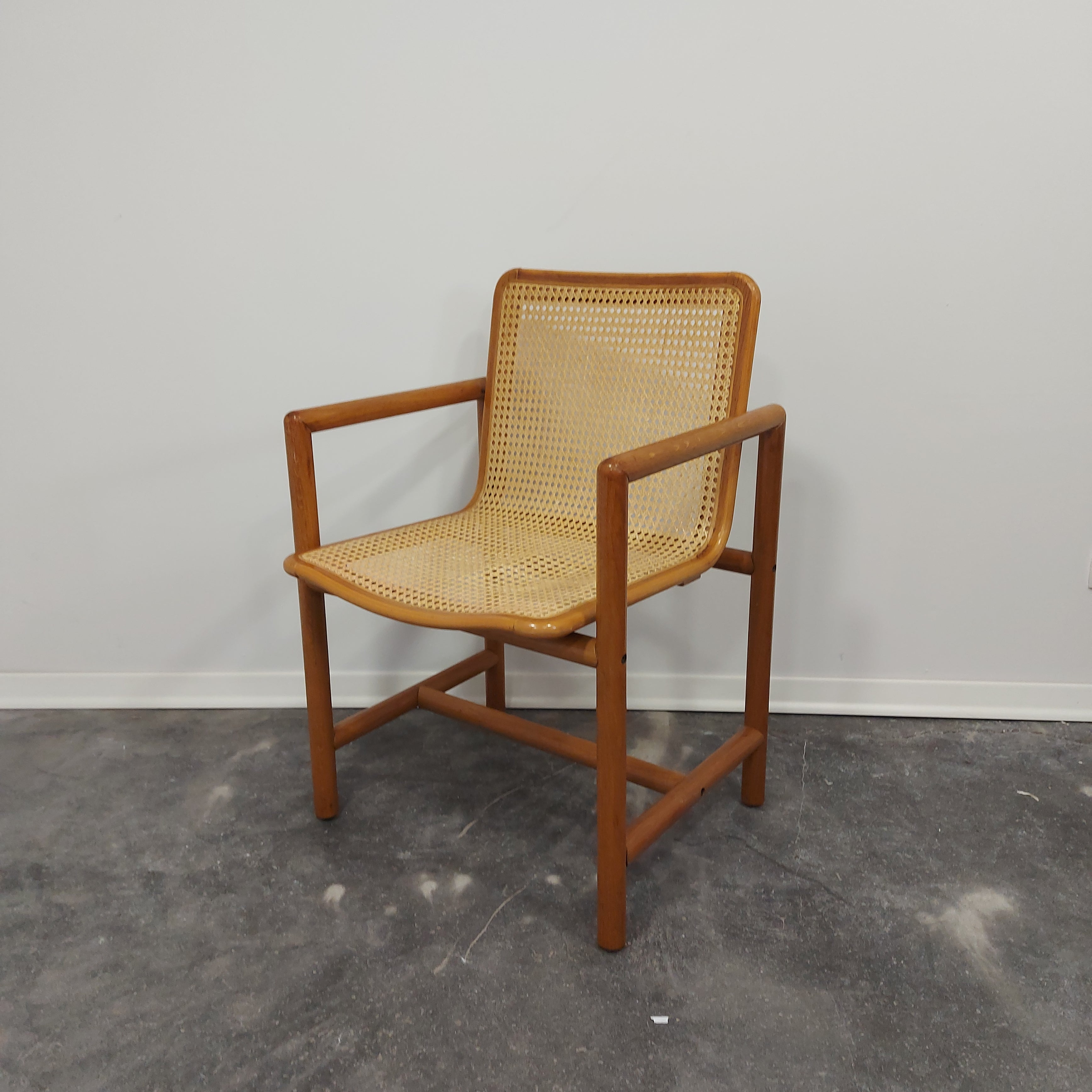 1970s_Branko_Uršič_Beech_&_Cane_Armchair_by_Stol_Kamnik_(Slovenia)