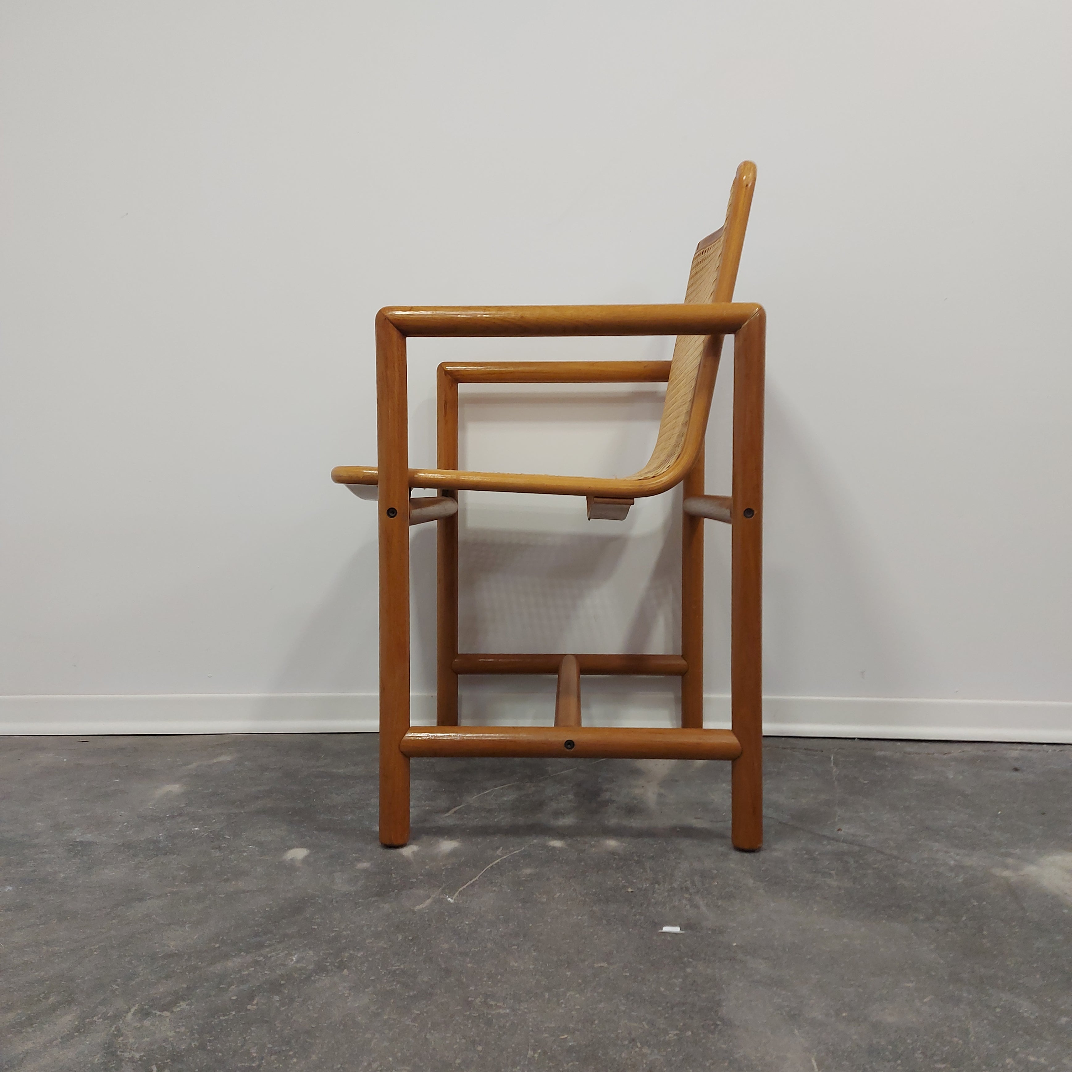 1970s_Branko_Uršič_Beech_&_Cane_Armchair_by_Stol_Kamnik_(Slovenia)