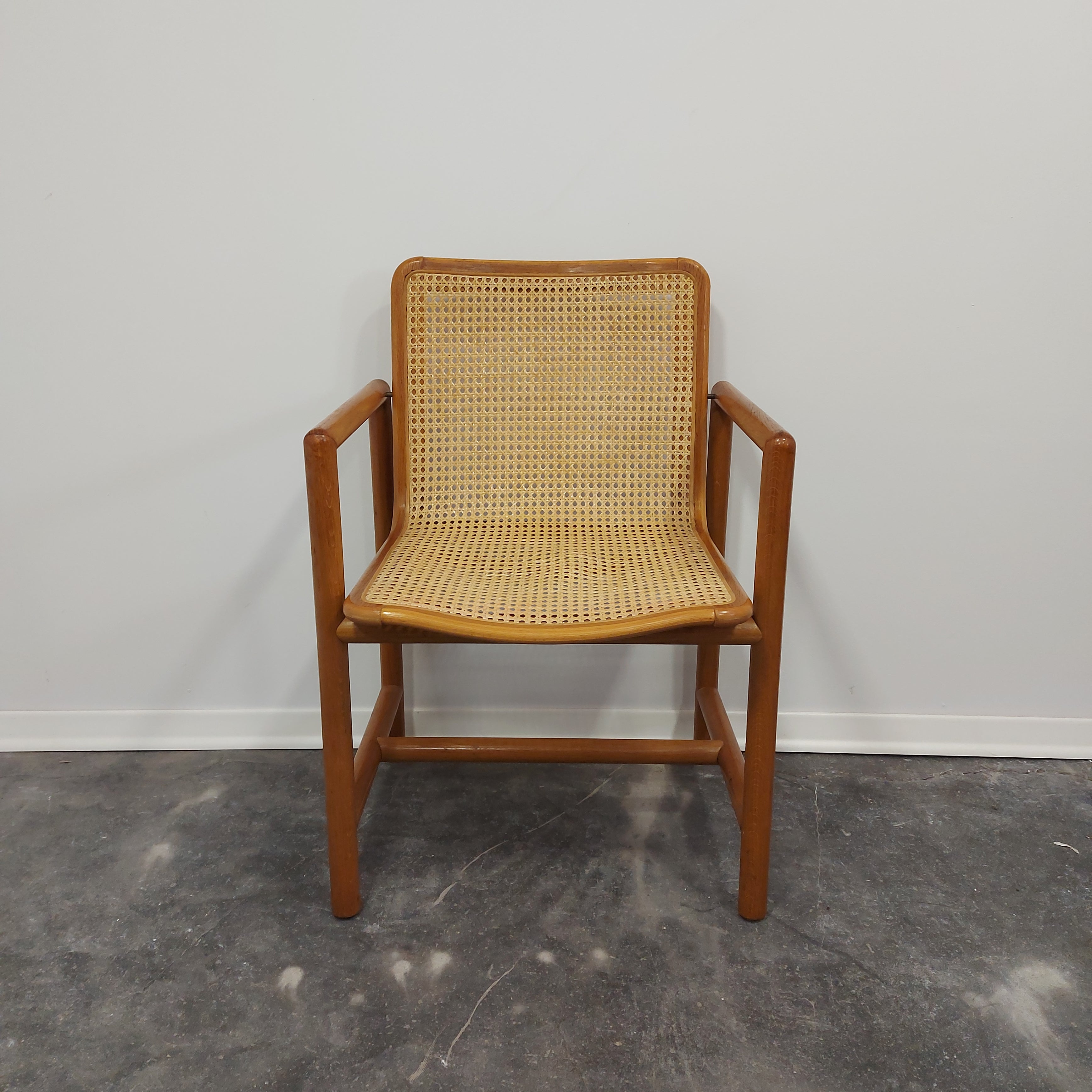 1970s_Branko_Uršič_Beech_&_Cane_Armchair_by_Stol_Kamnik_(Slovenia)