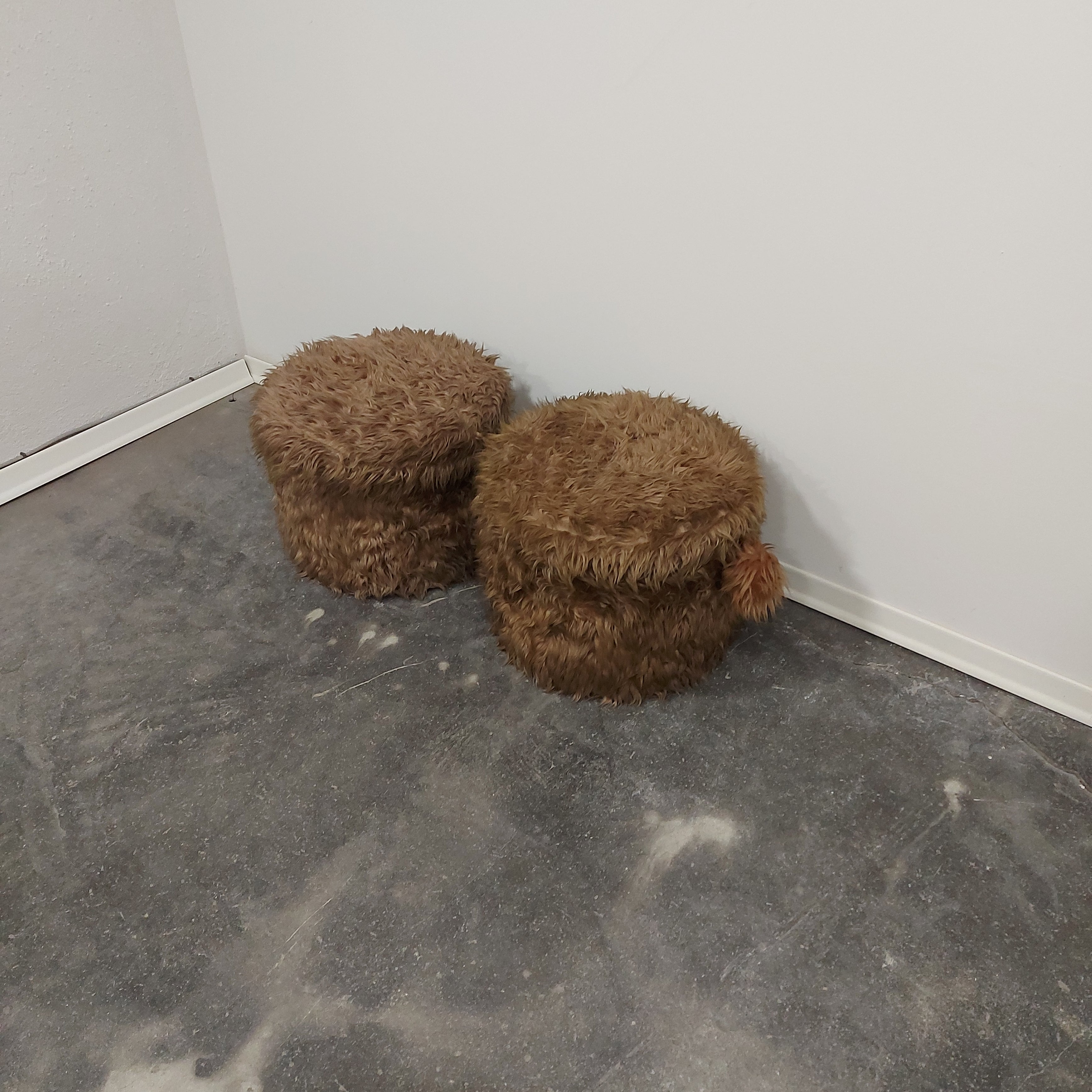 Pair_of_1990s_Boho_Faux-Fur_Storage_Stools