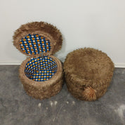 Pair_of_1990s_Boho_Faux-Fur_Storage_Stools