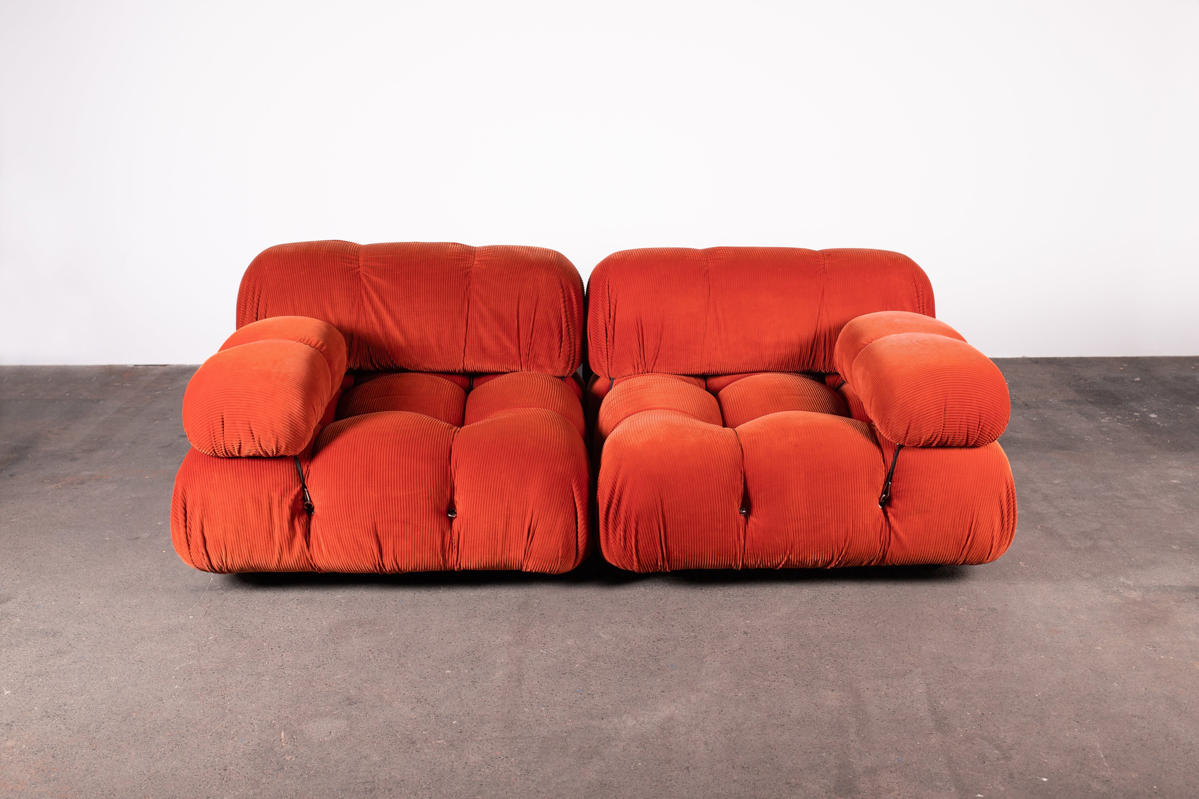 Orange_Cord_Camaleonda_Sofa_by_Mario_Bellini_for_B&B_Italia,_Original