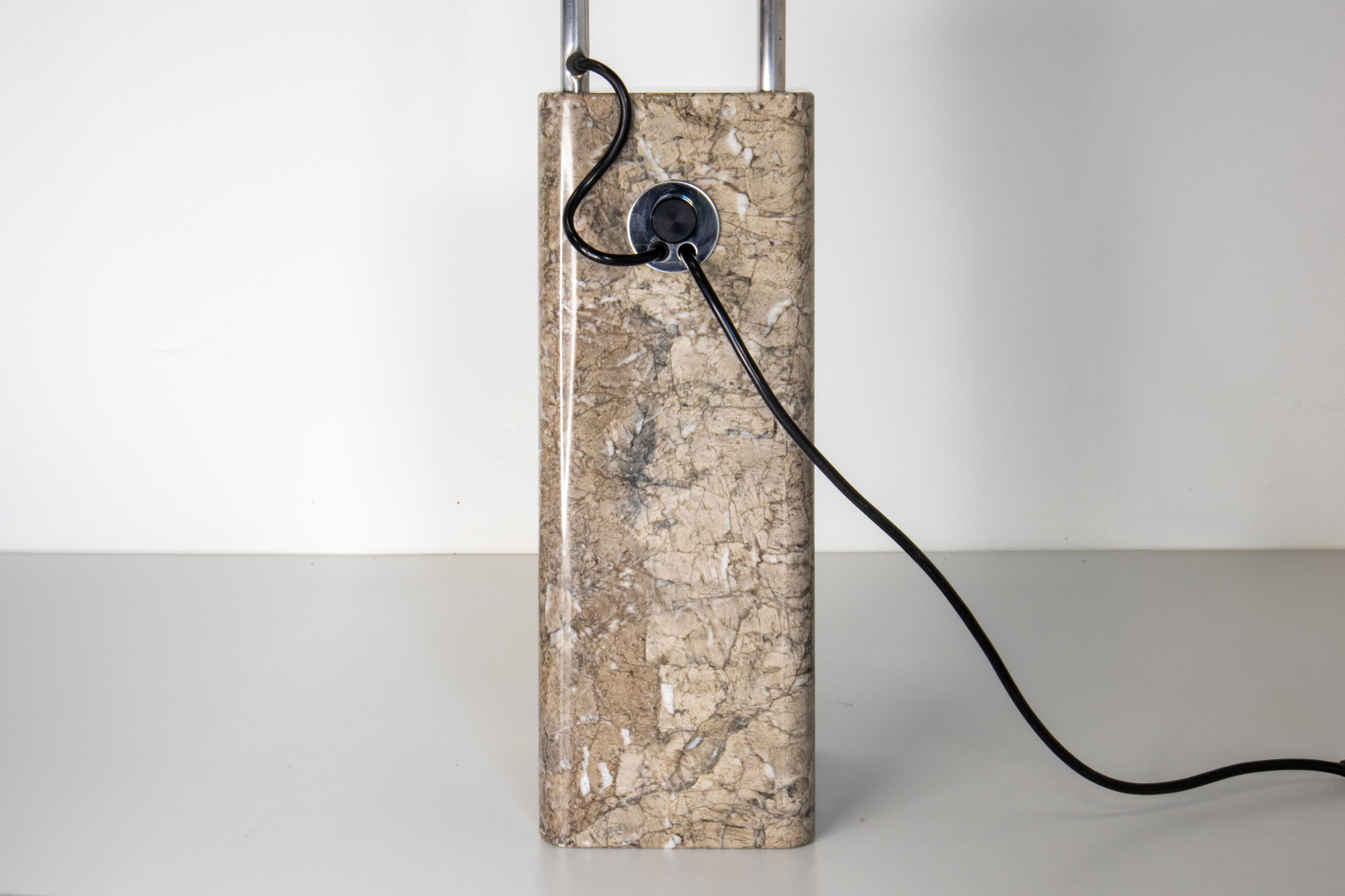 Floor_Lamp,_Bruno_Gecchelin_For_Skipper,_Marble_And_Metal,_1970s,_Italy