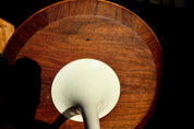 Tulip_Side_Table,_Eero_Saarinen_For_Knoll_International,_Walnut,_1960s,_Germany