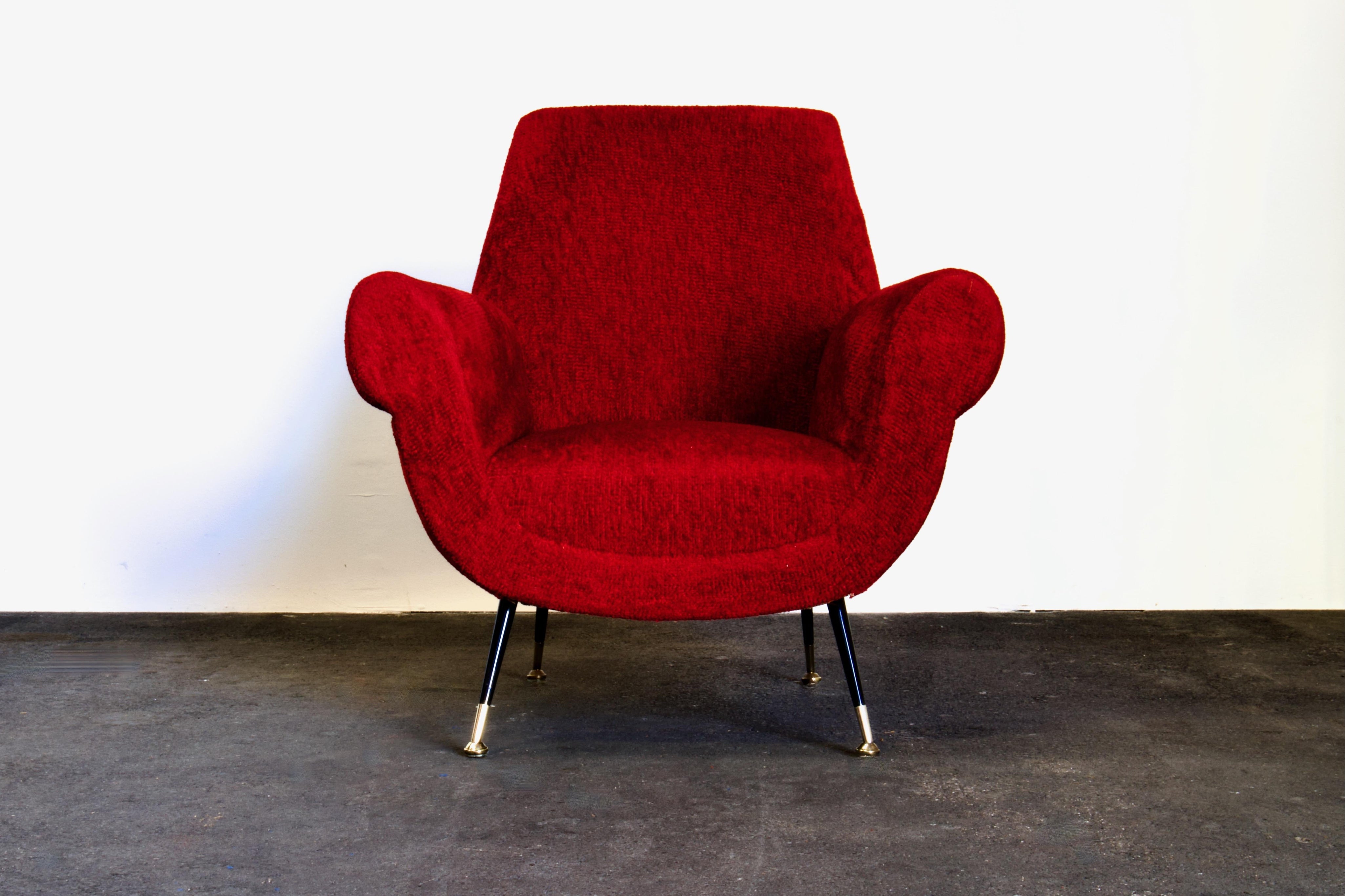 Set_of_2_Lounge_Armchairs,_Gigi_Radice,_Minotti,_Red_Fabric,_1950s,_Italy