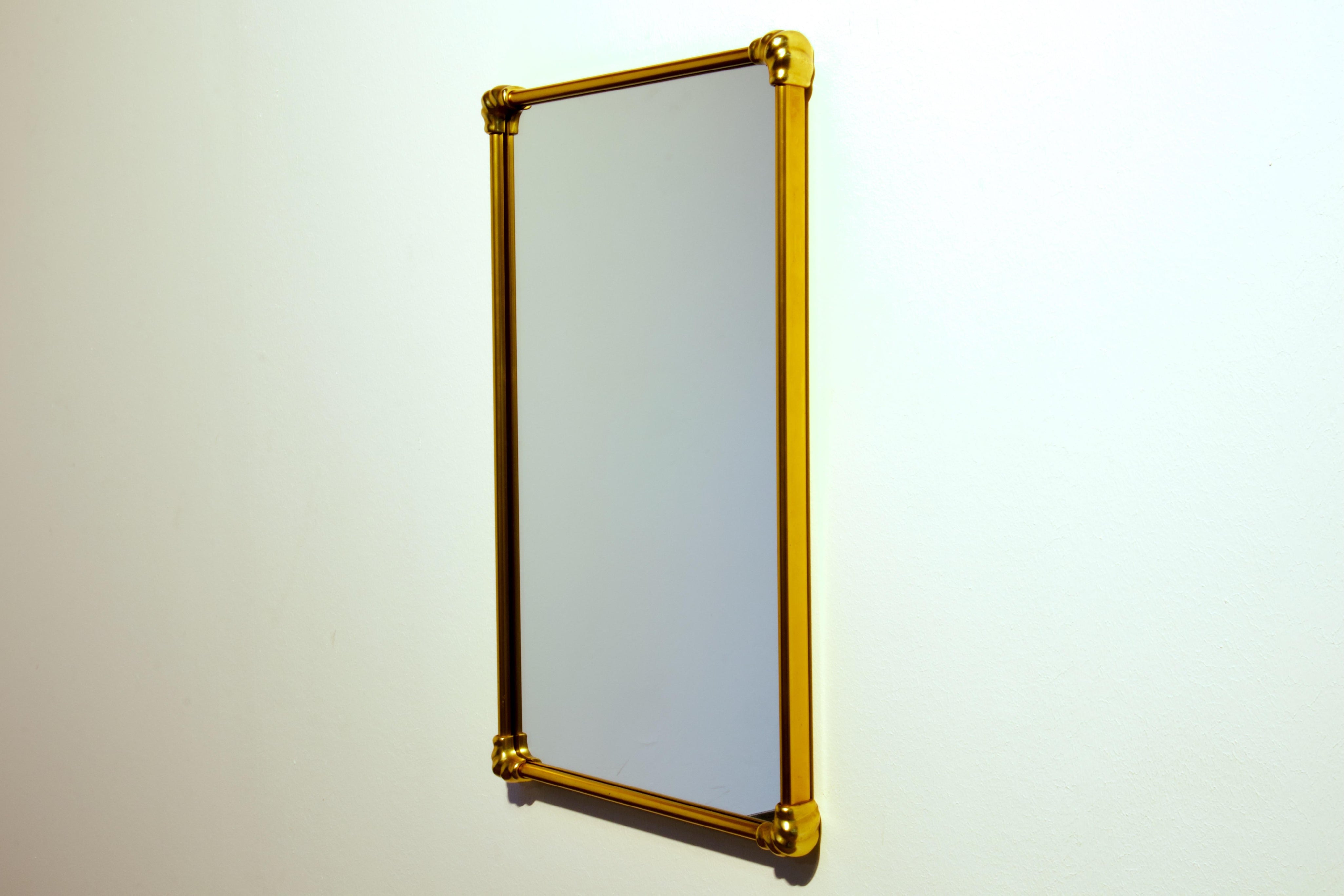 Rectangular_Brass_Wall_Mirror_in_the_Style_of_Gio_Ponti,_Mid_Century_Modern,_1950s,_Italy