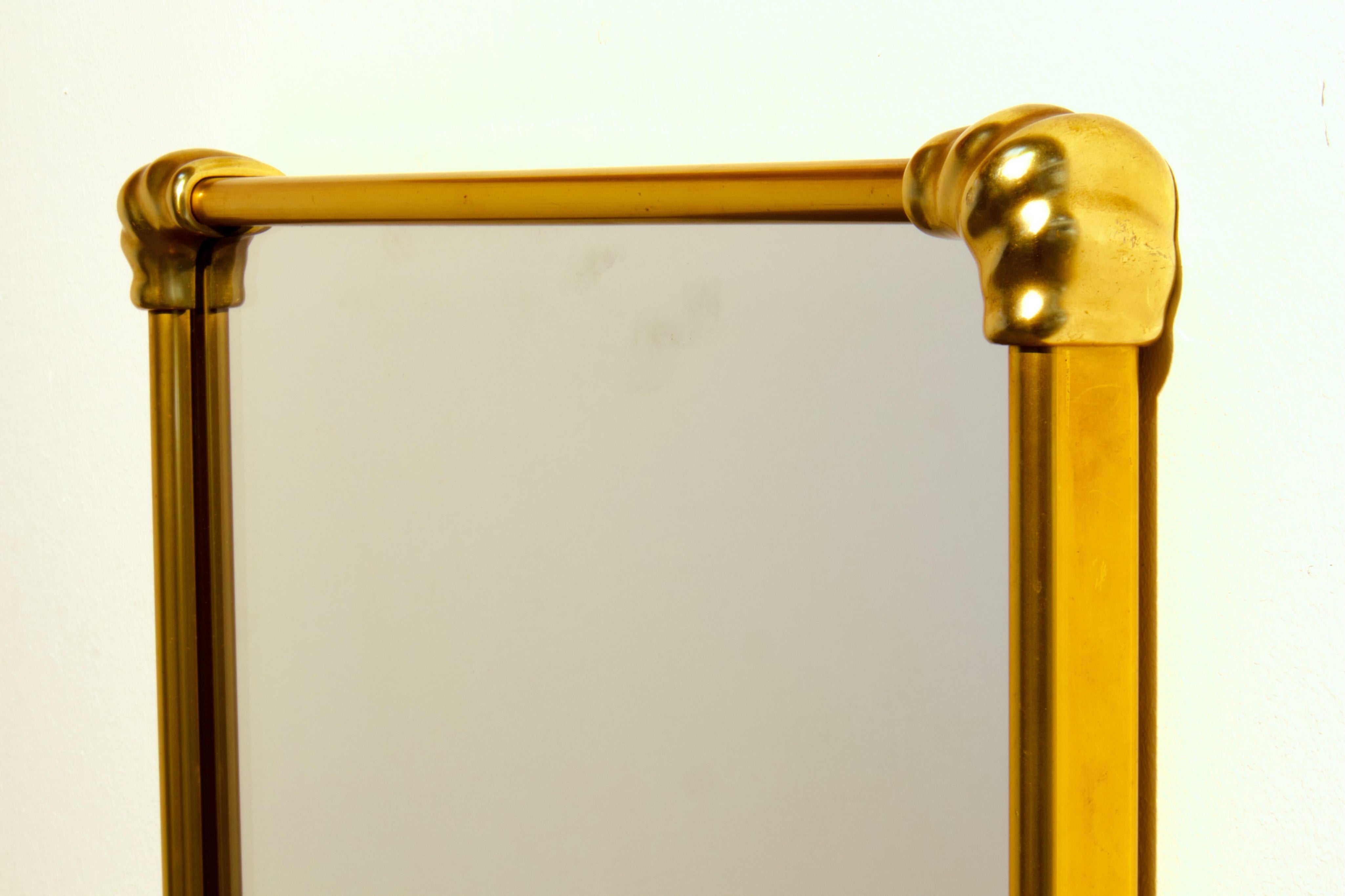 Rectangular_Brass_Wall_Mirror_in_the_Style_of_Gio_Ponti,_Mid_Century_Modern,_1950s,_Italy