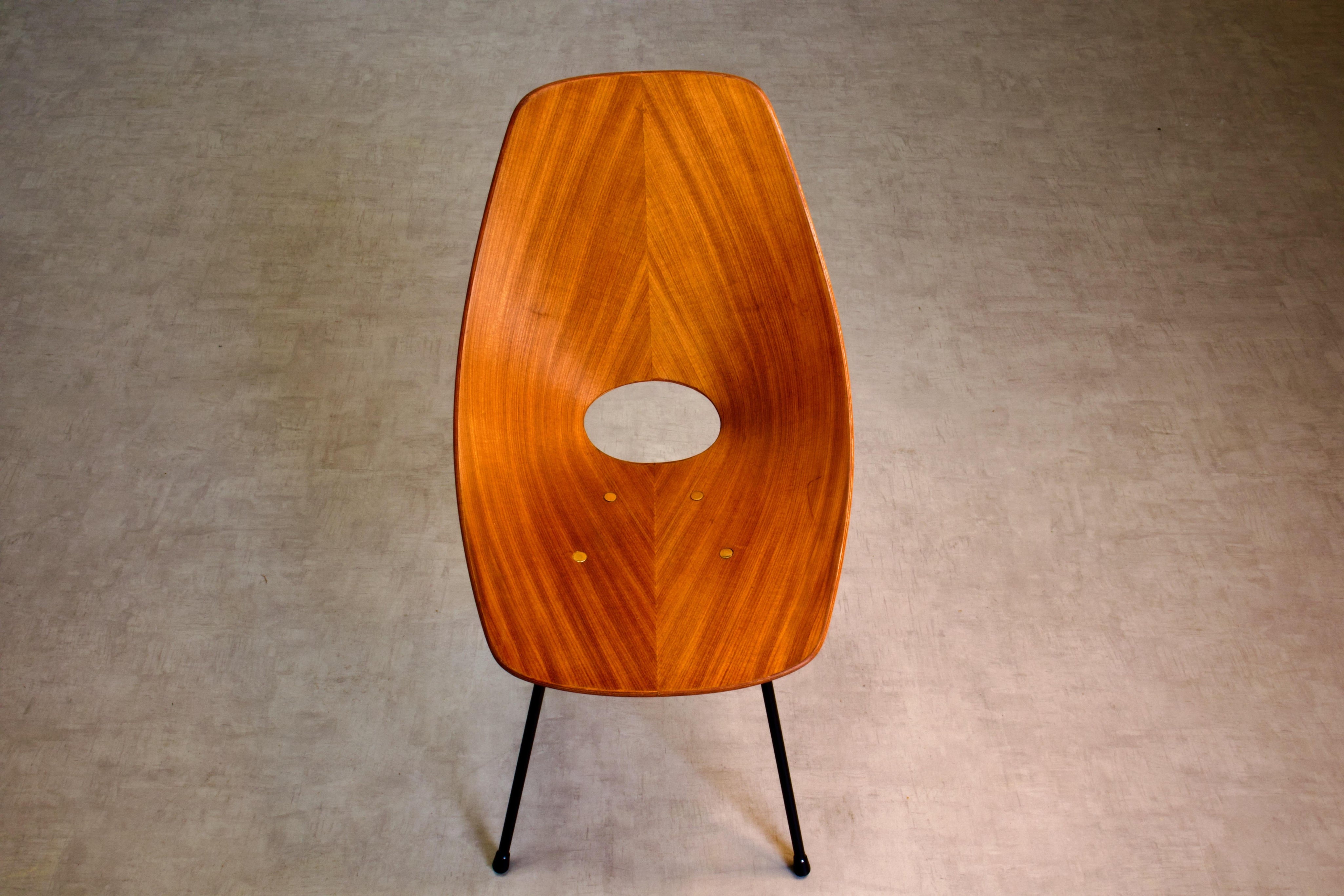 Medea_Side_Chair,_Vittorio_Nobili,_Dark_Exotic_Hardwood,_1955,_Italy
