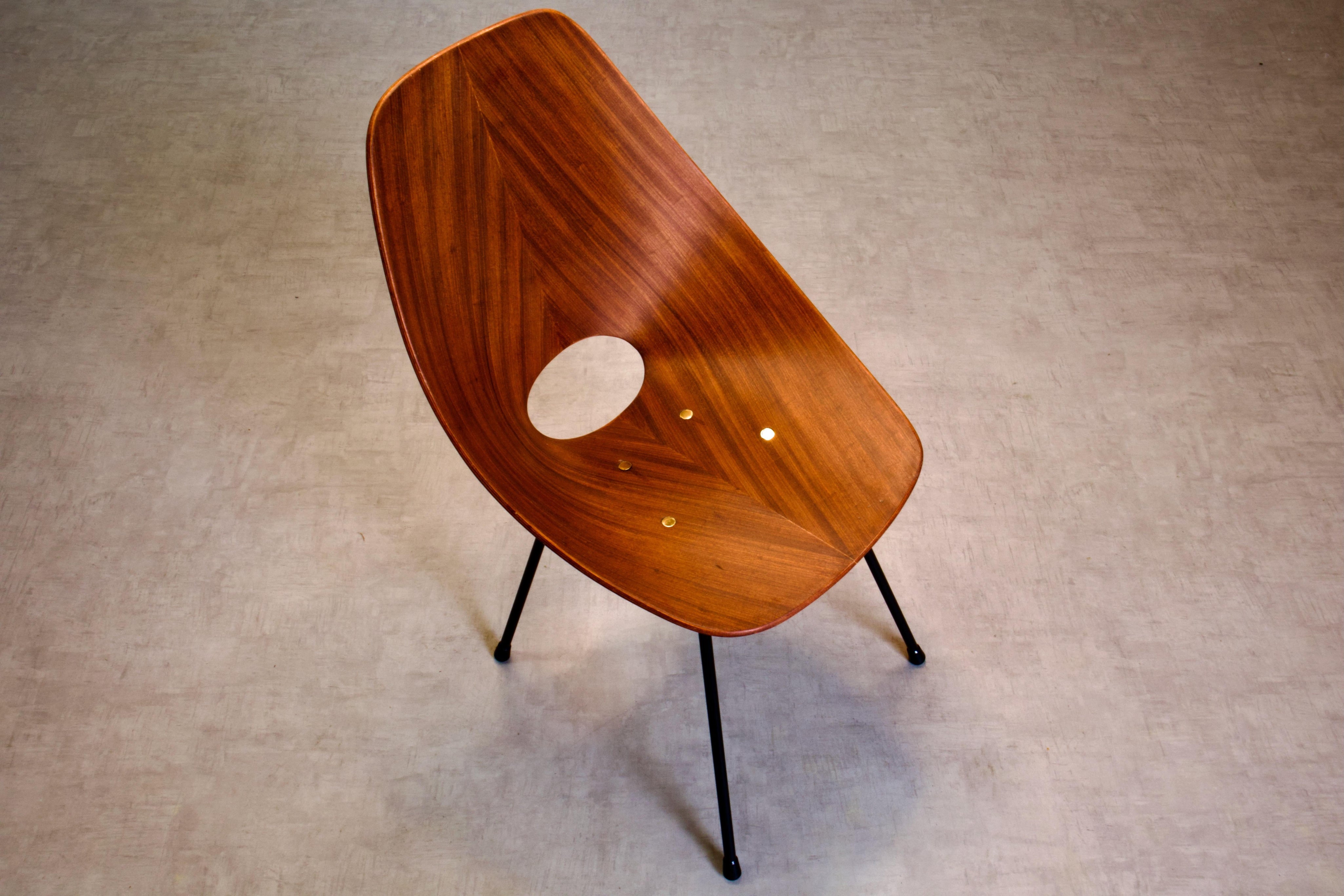 Medea_Side_Chair,_Vittorio_Nobili,_Dark_Exotic_Hardwood,_1955,_Italy
