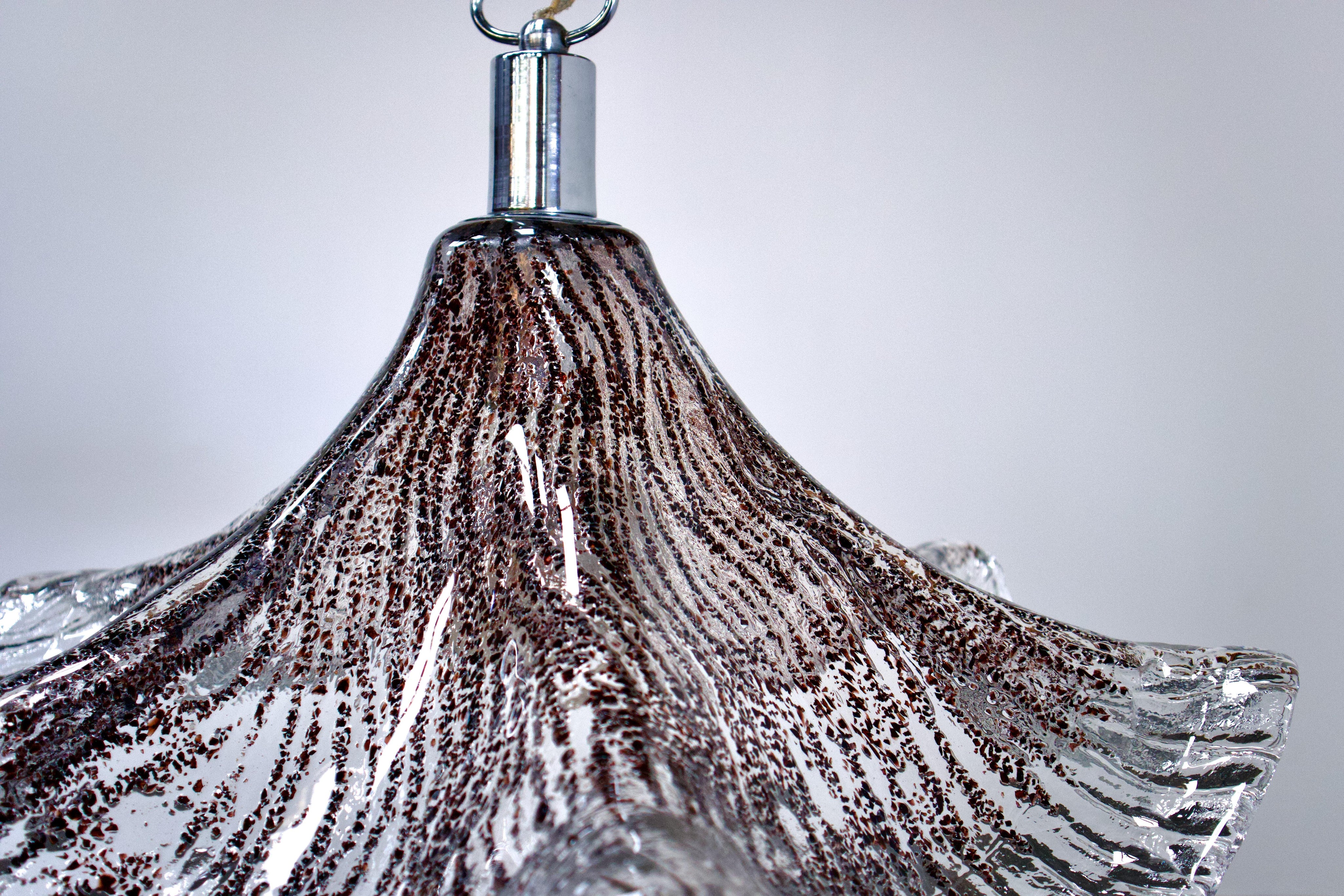 XL_Murano_Glass_Pendant,_La_Murrina,_Hand-Blown_Glass,_1970s_Italy