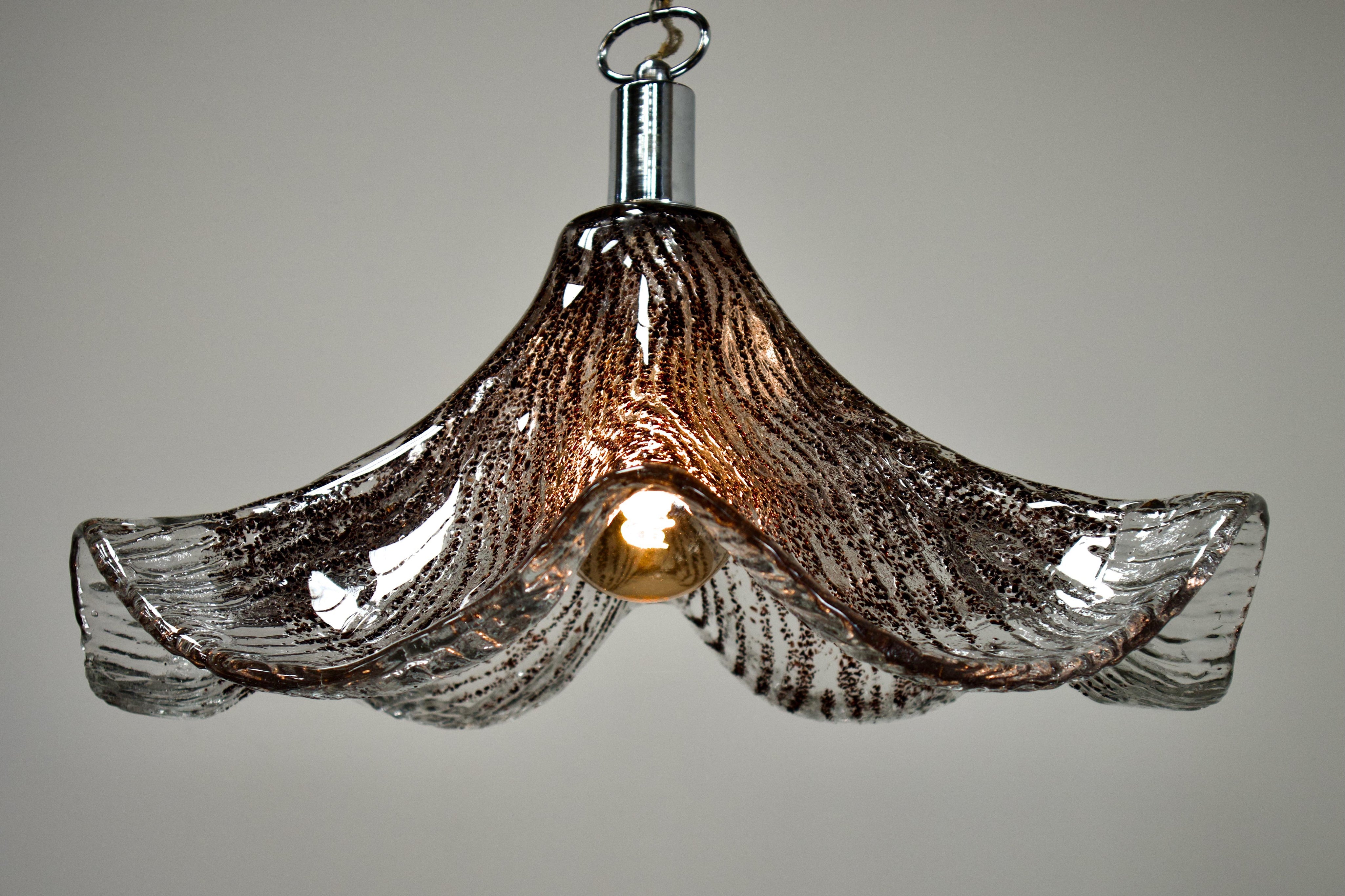 XL_Murano_Glass_Pendant,_La_Murrina,_Hand-Blown_Glass,_1970s_Italy