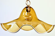 Murano_Glass_Pendant_Lamp,_La_Murrina,_Amber_Glass,_1970s,_Italy