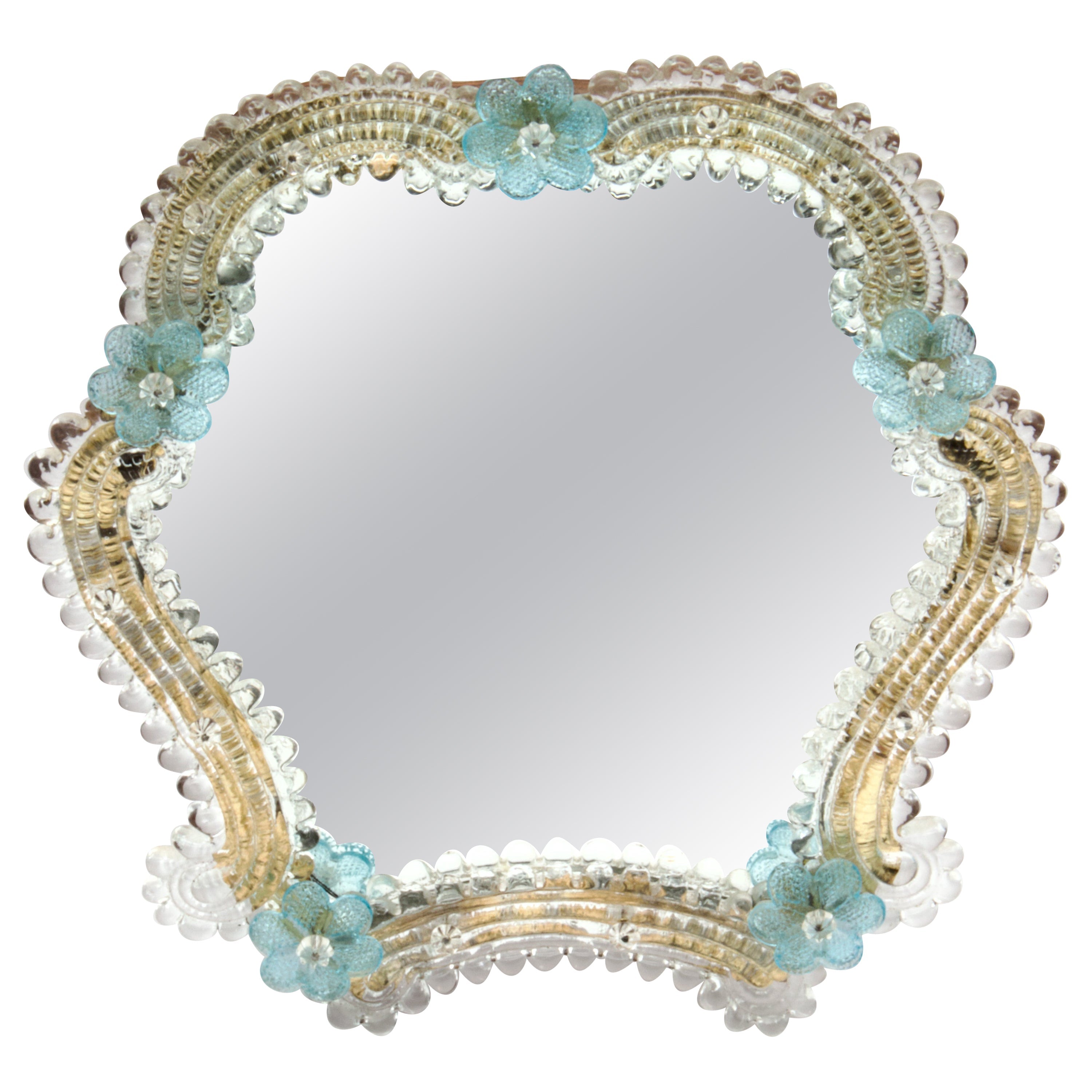 Wall_Mirror,_Murano_Glass_Frame_With_Floral_Ornaments,_1950s,_Italy