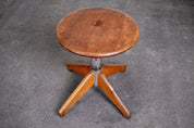 Swivel_Stool,_Art_Deco_Style,_Patinated_Oak,_Switzerland-Germany