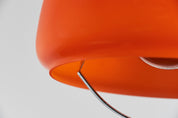 Pendant_Light,_Peill_&_Putzler,_Orange_Glass_And_Chrome,_Mid-Century,_Germany