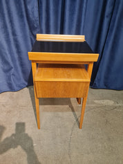 1960s_Czechoslovakian_Oak_TV_Cabinet_with_Black_Glass_Top,_Fully_Restored_Mid-Century_Modern_Media_Console