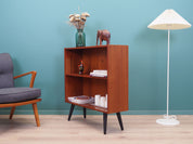 1970s_Danish_Teak_Bookcase_with_Black_Wooden_Legs,_Scandinavian,_Open_Shelving