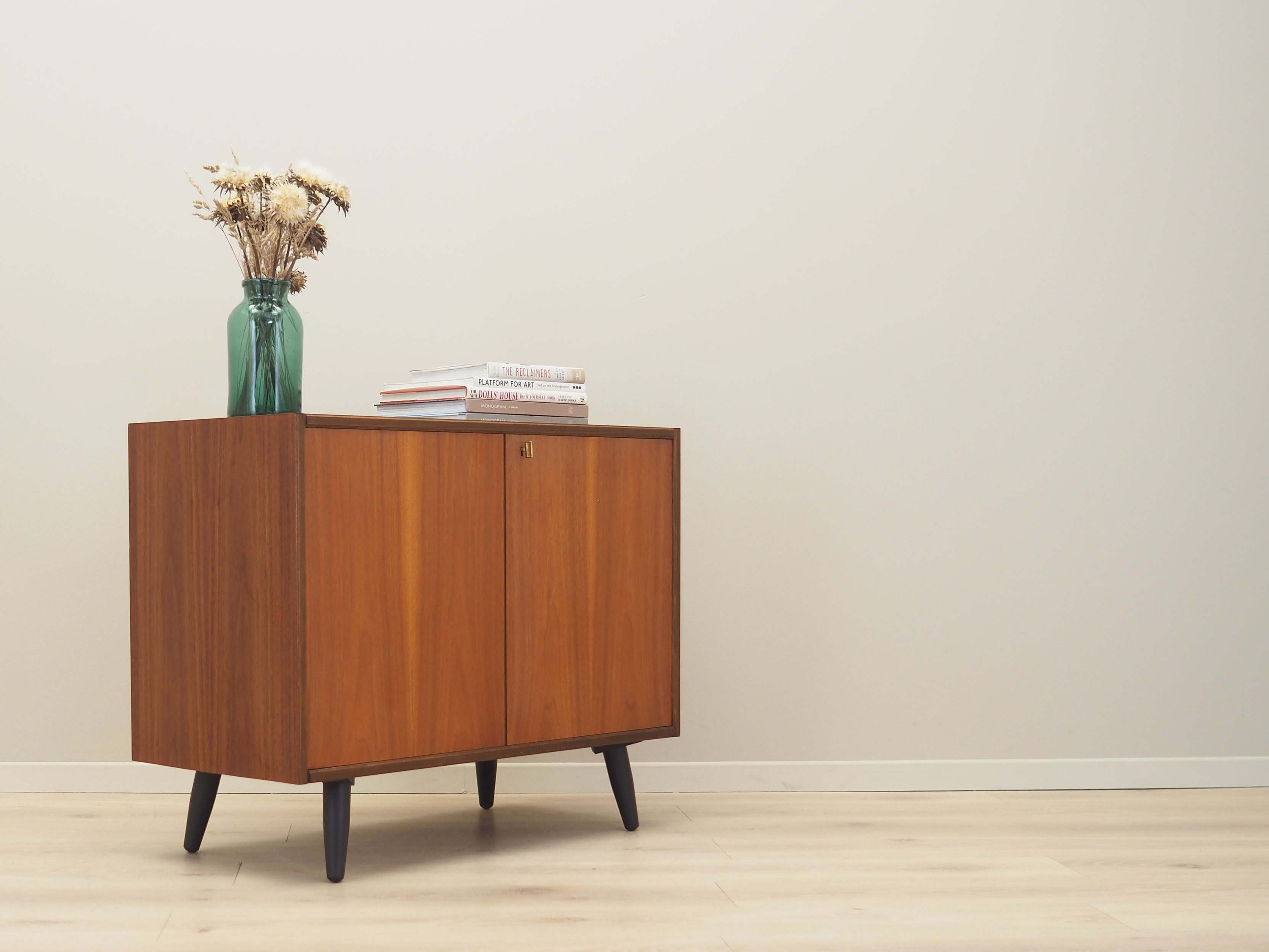 1970s_Danish_Teak_Cabinet_with_Lockable_Door,_Adjustable_Shelf