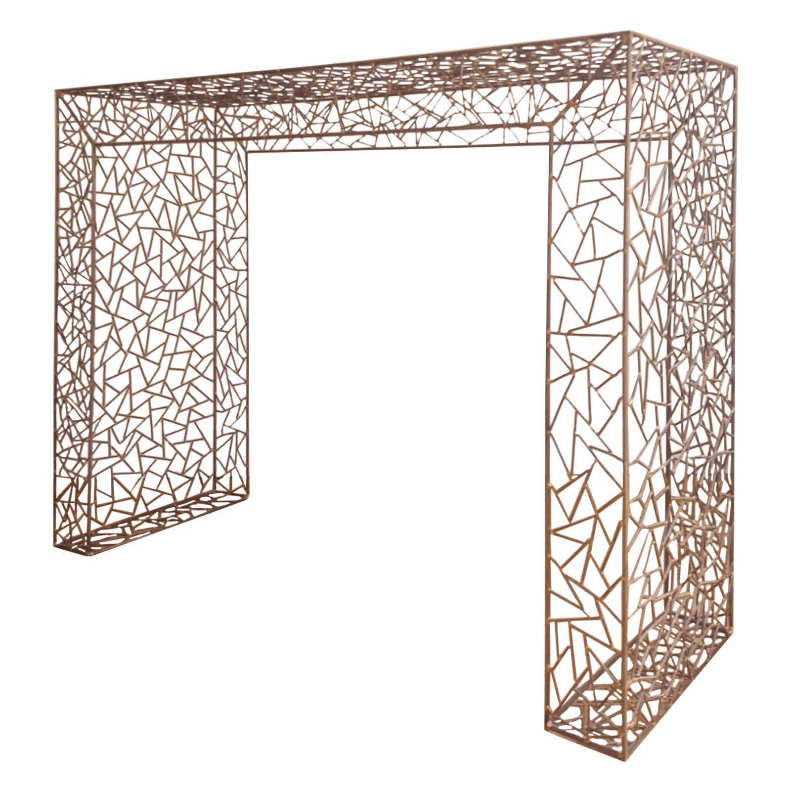 Console_Table_Inspired_by_Etorre_Stossas_in_Welded_Metal