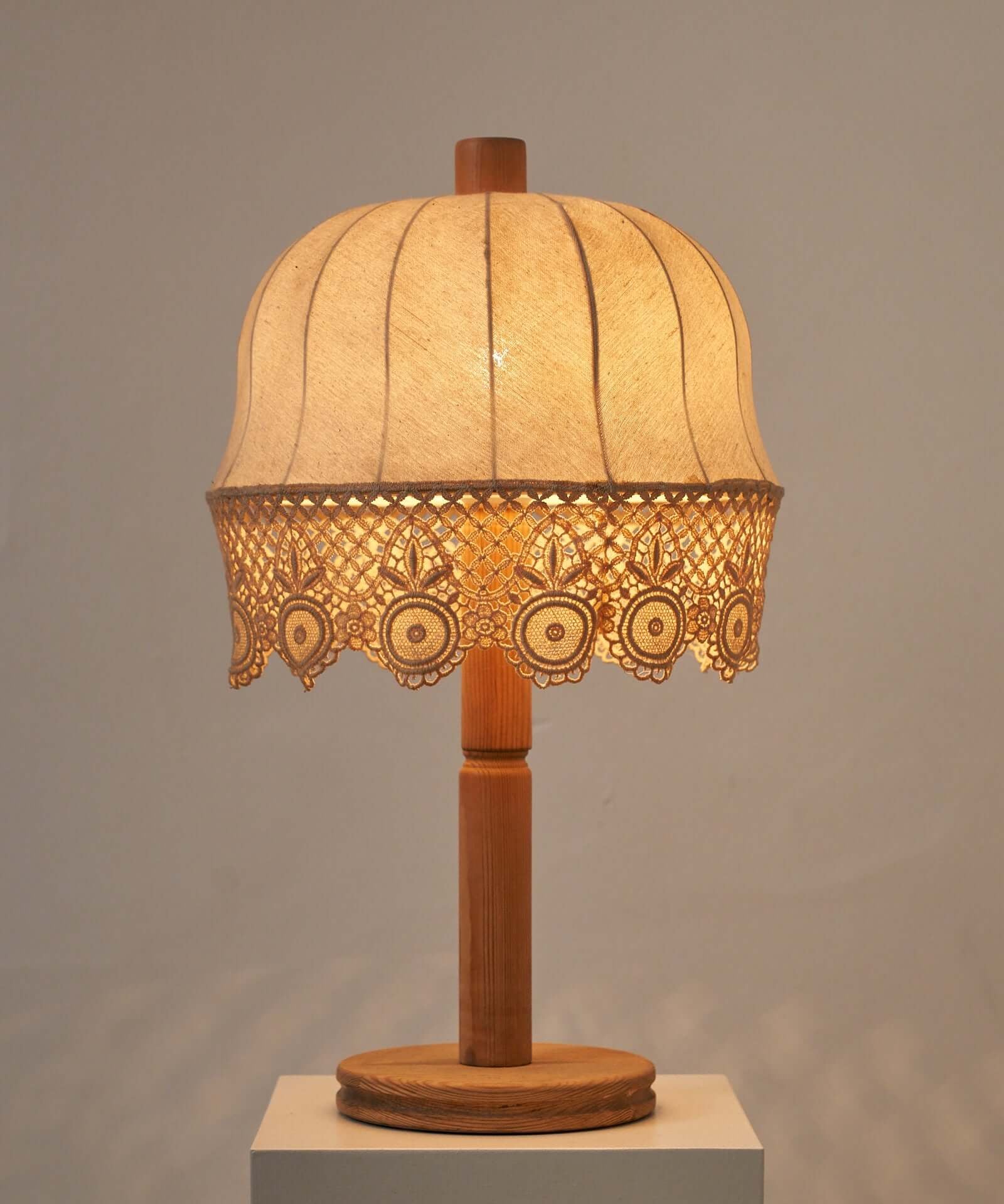 Lace_Table_Lamp,_Aneta,_Wood_and_Textile,_1970s,_Sweden