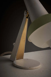 Table_Lamp,_Green_Metal_Shade,_Brass_Details,_1960s,_Europe