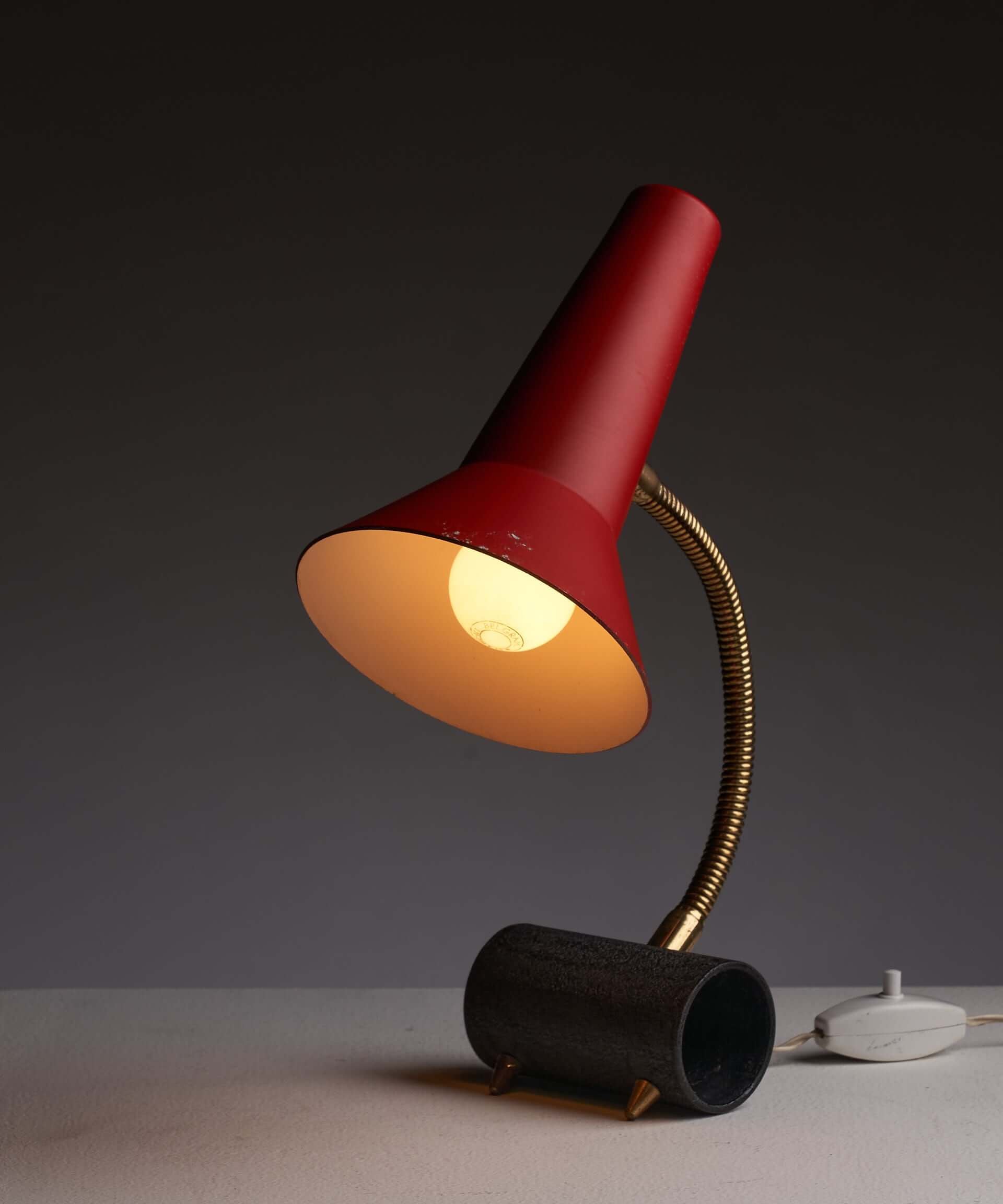 Red_Shade_Table_Lamp,_Brass_and_Steel,_1950s,_Italy