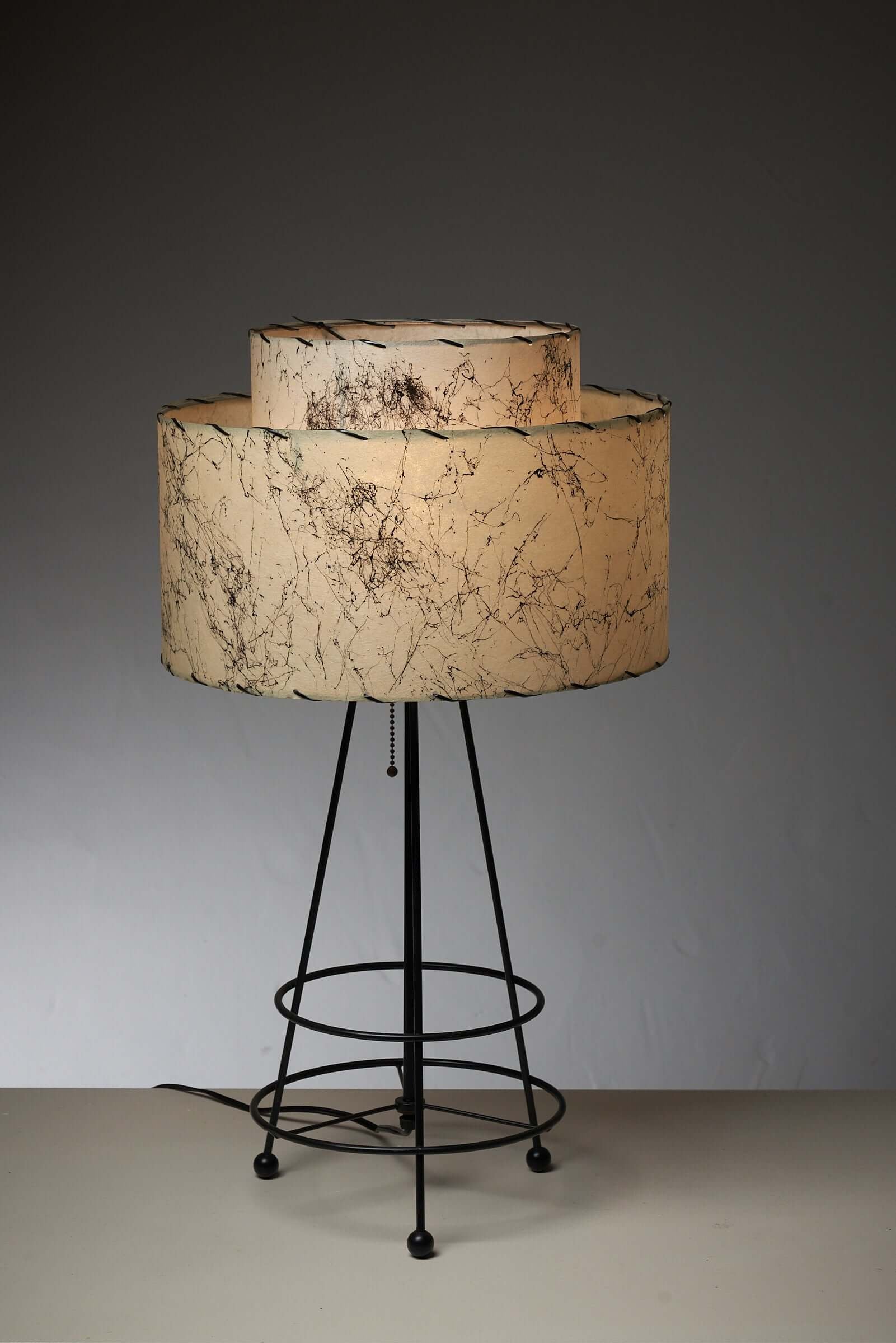 Pollock_Table_Lamp,_Archaic_Smile_Inc,_Wireframe_Metal,_1990s,_USA