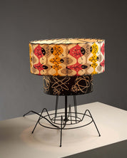 'Atomic'_Table_Lamp,_Archaic_Smile_Inc,_Metal_Wire_Frame,_1990s,_USA