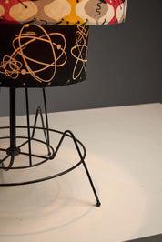 'Atomic'_Table_Lamp,_Archaic_Smile_Inc,_Metal_Wire_Frame,_1990s,_USA