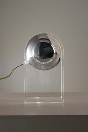 Sarfatti_Style_Table_Lamp,_Chrome_&_Plexiglass,_1980s