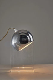 Sarfatti_Style_Table_Lamp,_Chrome_&_Plexiglass,_1980s