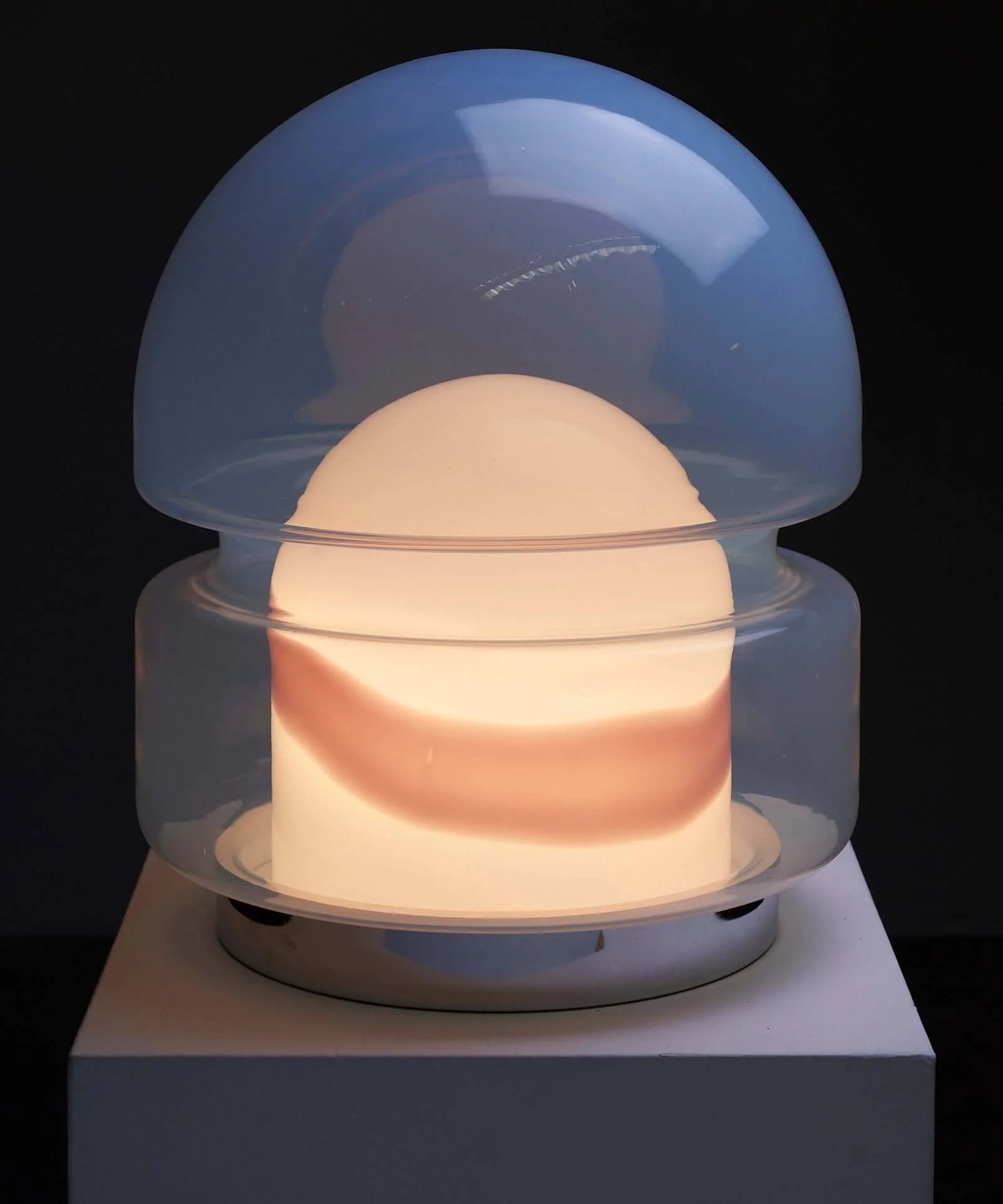 BEBA_Table_Lamp,_Ernesto_Radaelli_for_Lamperti,_Glass,_1970s,_Italy