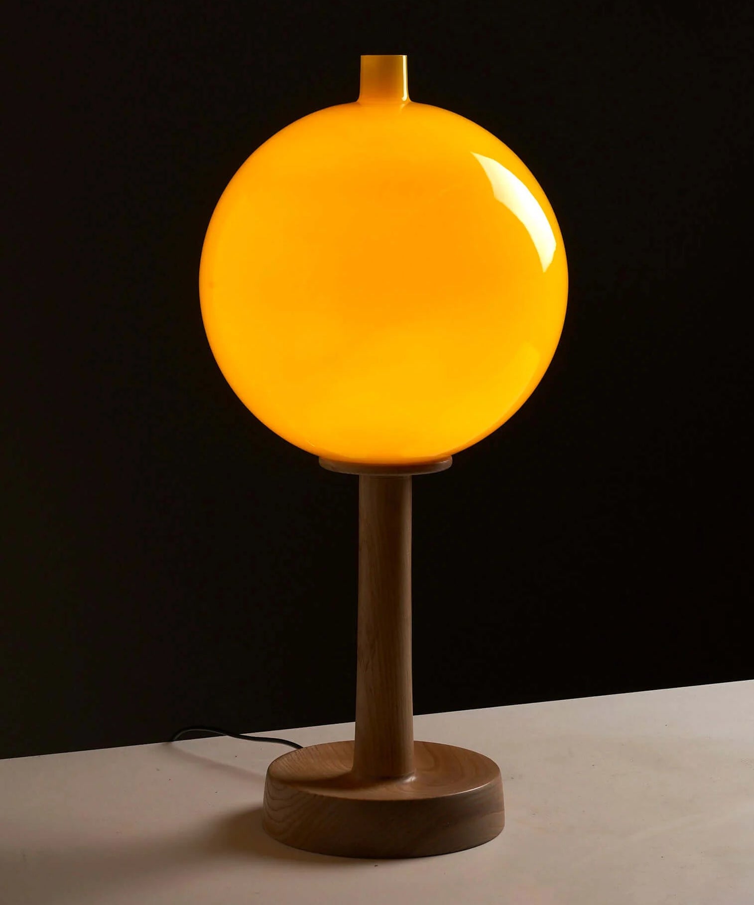 1108_Ash_Table_Lamp,_by_Luxus,_Wood_&_Glass,_1960s,_Sweden