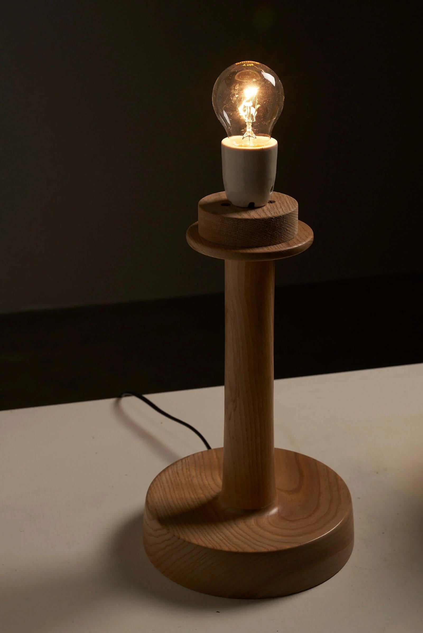 1108_Ash_Table_Lamp,_by_Luxus,_Wood_&_Glass,_1960s,_Sweden